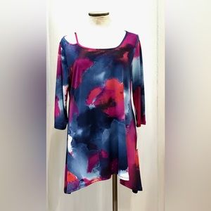 Clara Sun Woo One strap tunic asymmetrical‎ top sz L